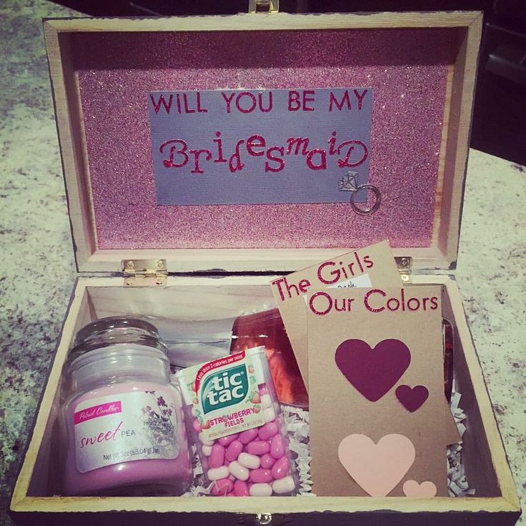  Cute Bridesmaid Proposal Box Ideas 