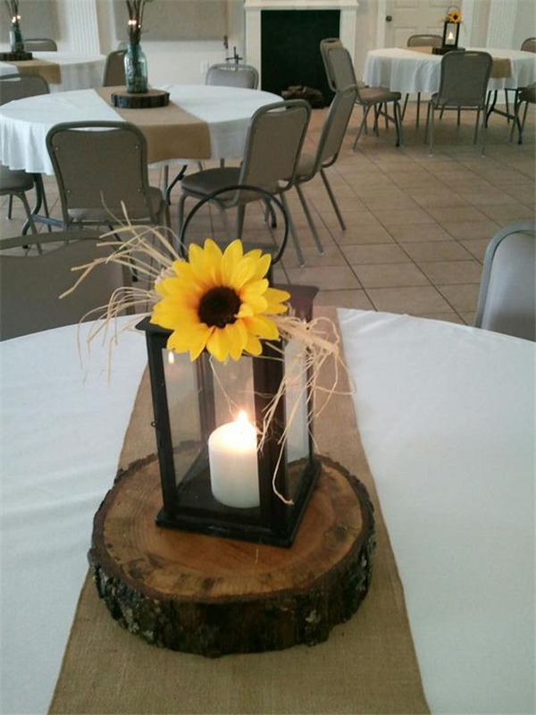  16 Rustic Sunflower Wedding Centerpiece Ideas for Summer and Fall Weddings 