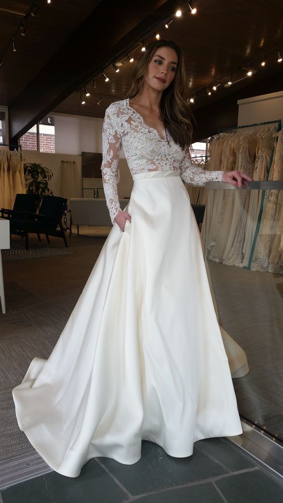  Long Sleeve Wedding Dress Inside Alta Moda Bridal 