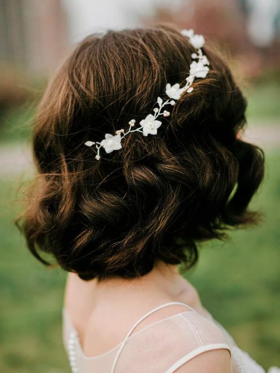 15 Stylish Wedding Hairstyles for Short Hair