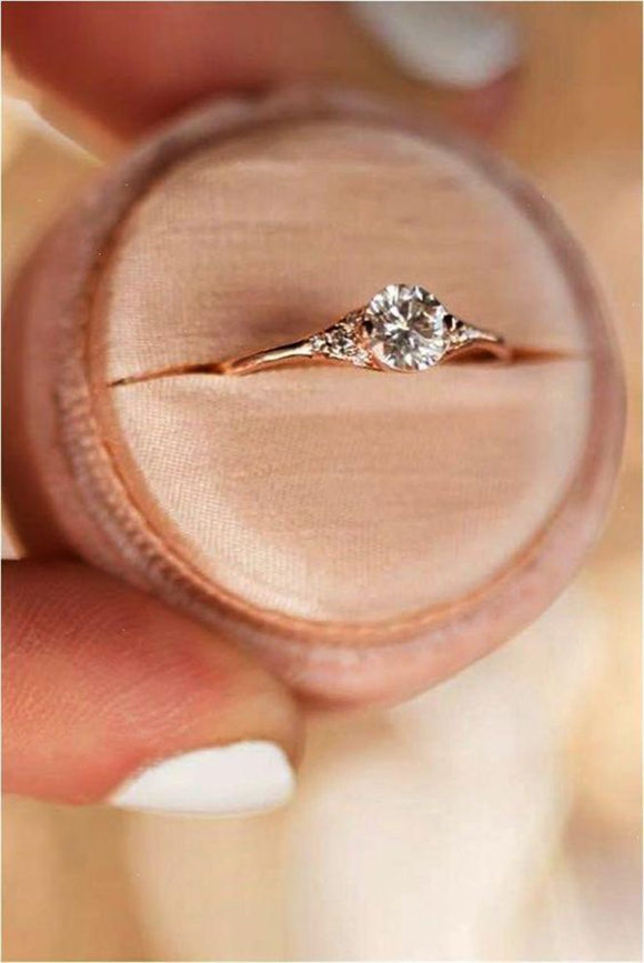 Simple And Elegant Engagement Ring