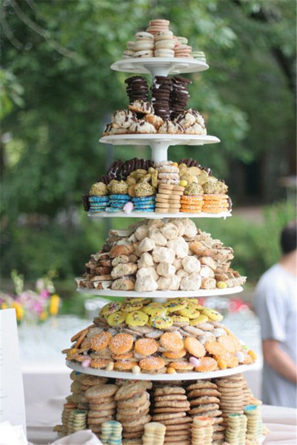 This cookie tower is made of salty chocolate wonders