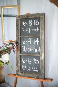 Rustic Outdoor Wedding Sign ideas