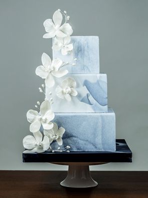 Elegant Blue Wedding Cake Ideas You Will Like