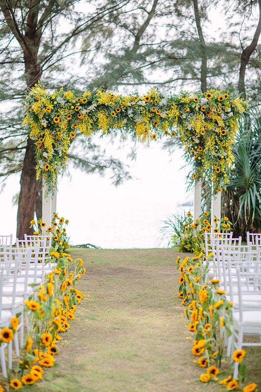 Sunflower wedding ideas