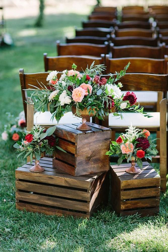 34 Stylish Outdoor Wedding Aisle Décor Ideas Page 2 of 2