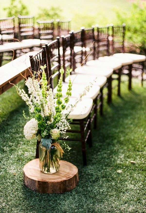 Stylish Outdoor Wedding Aisle Décor Ideas