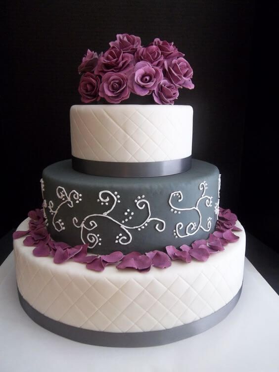 Purple and Grey Wedding Color Ideas
