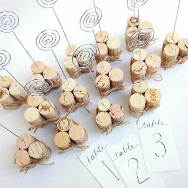 Creative and Budget-friendly Wine Cork Wedding Decoration Ideas
