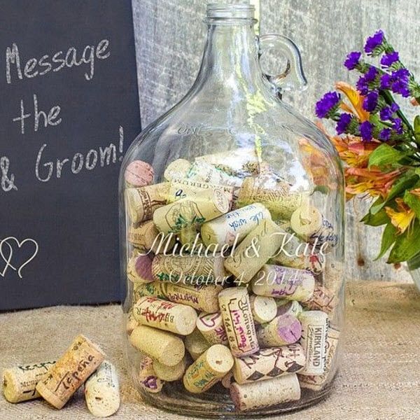 Creative and Budget-friendly Wine Cork Wedding Decoration Ideas