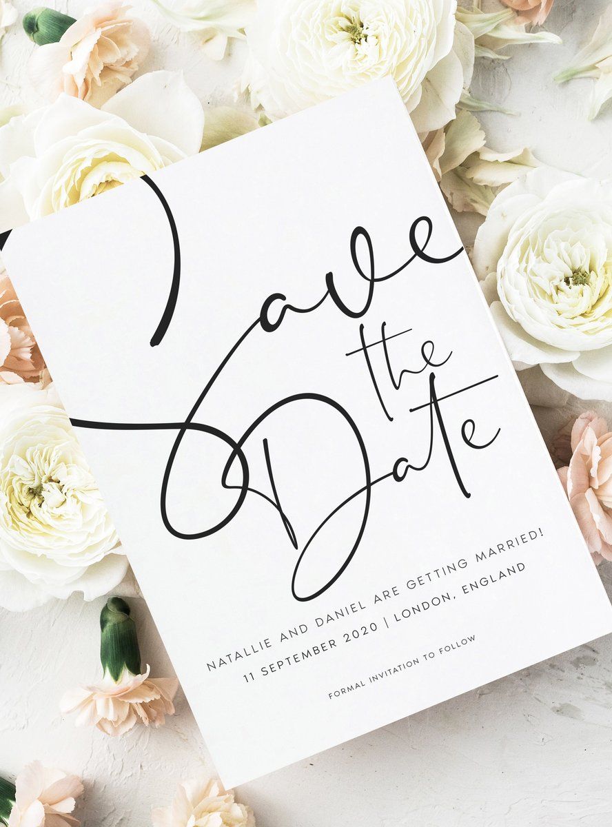 50 Creative and Unusual Save The Date Card Examples - ChicWedd