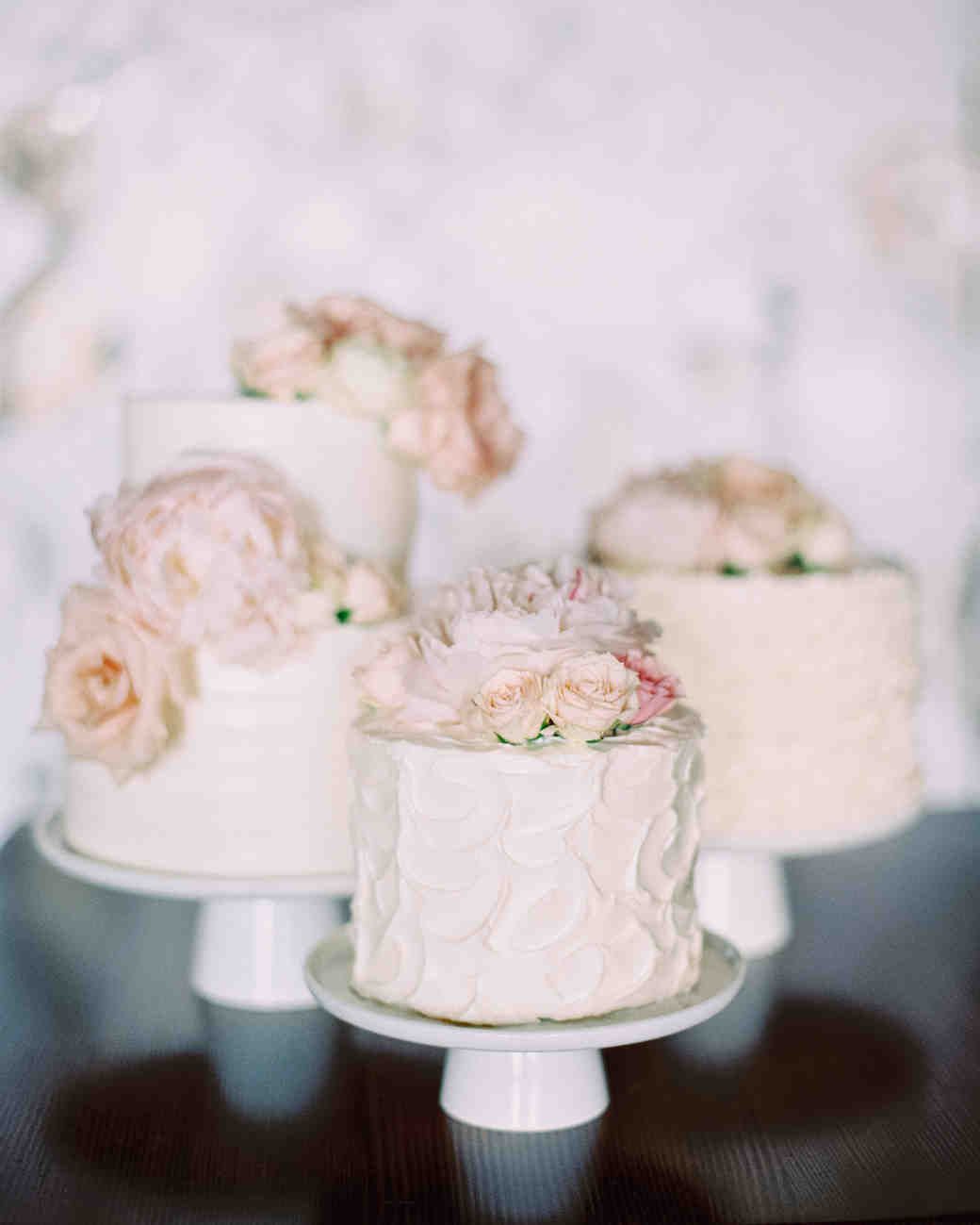 Fun and Nontraditional Mini Wedding Cakes
