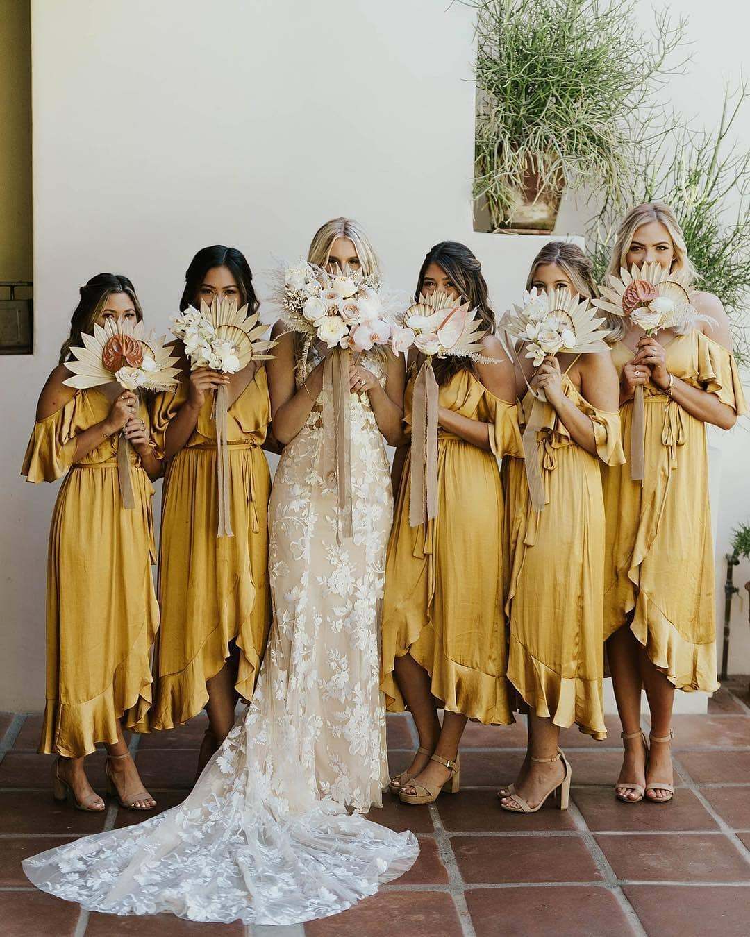 Romantic Bohemian Bridesmaid Dresses