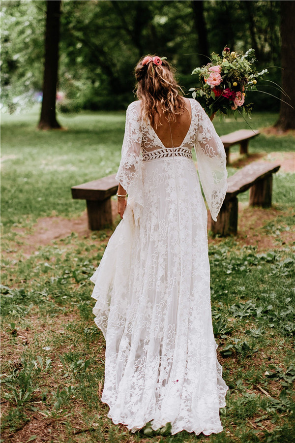 30+ Tempting Bohemian Wedding Dresses You Can’t Say No to – ChicWedd