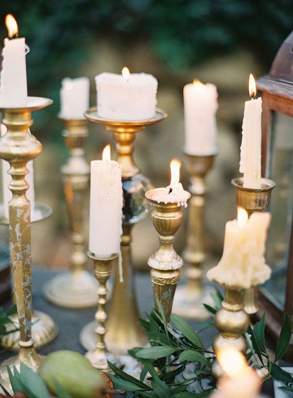 Diy Winter Wedding Candle Holders