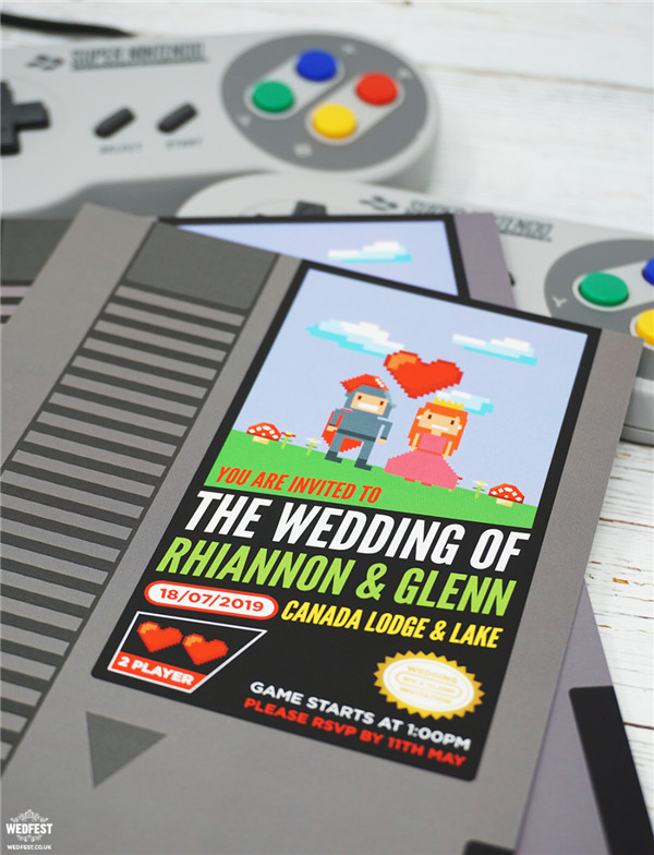Retro Video Games Wedding