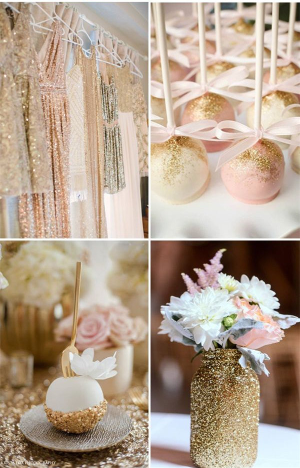 Trendy Glitter Wedding Ideas