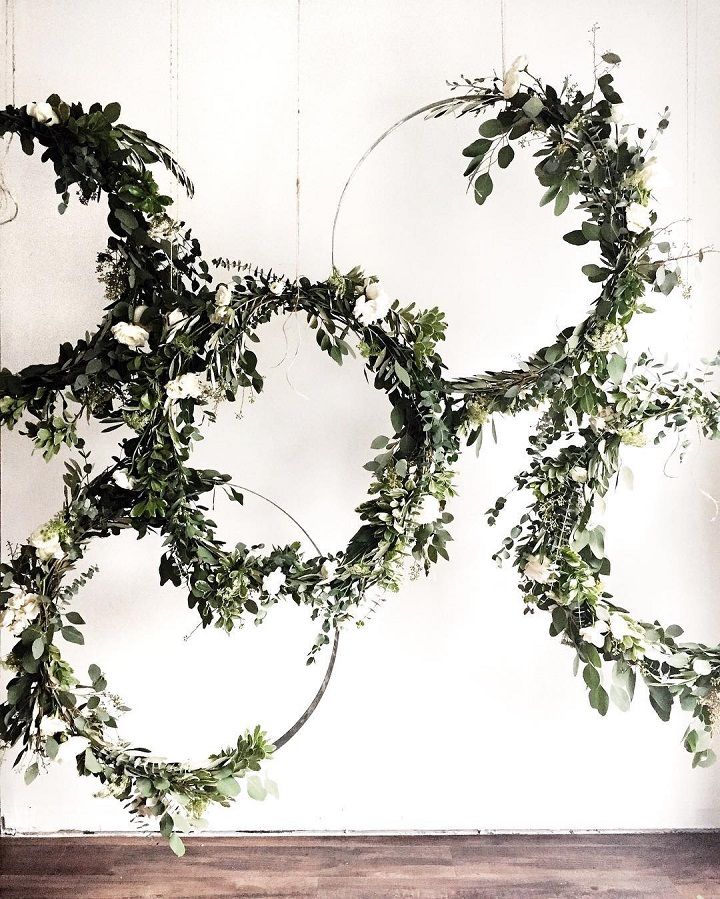 rustic wedding wreaths
