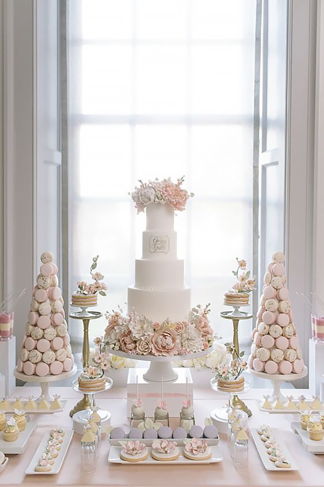 27 Wedding Dessert Table Setting Ideas ChicWedd
