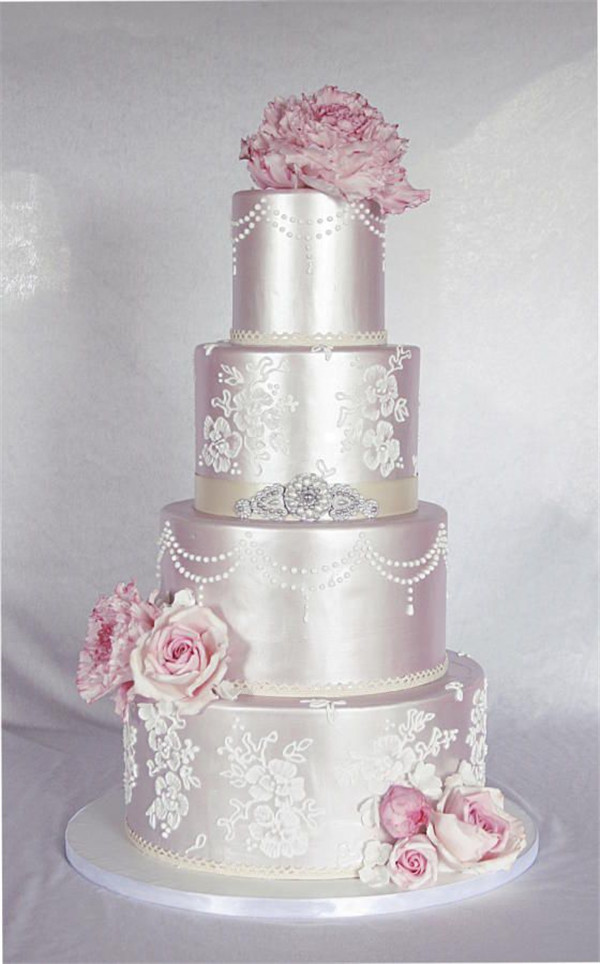 Lace Wedding Cake Ideas