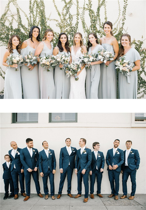 Navy Suits For Grooms