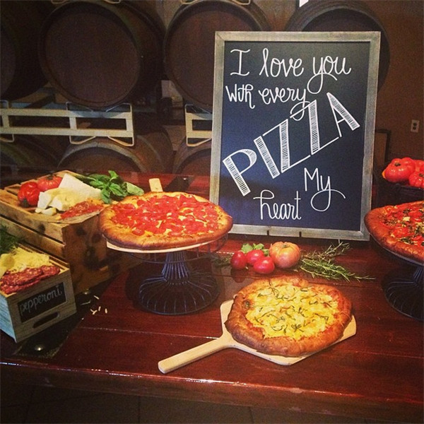 Pizza Food Bar At Your Wedding