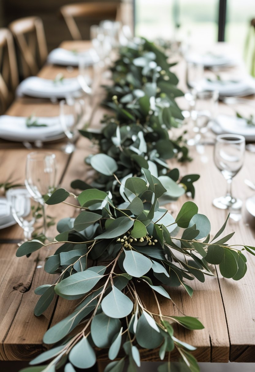 Olive Branch and Eucalyptus Garlands