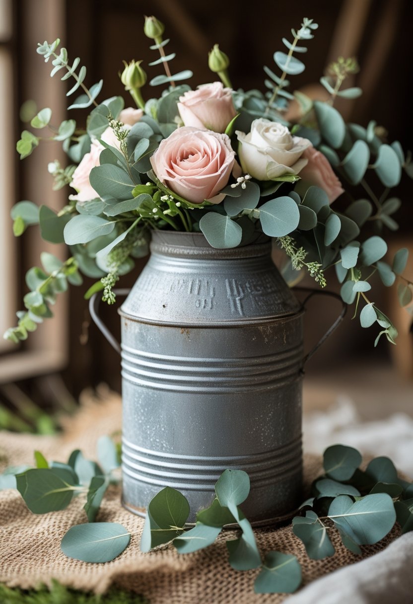 Milk Can Floral Arrangements