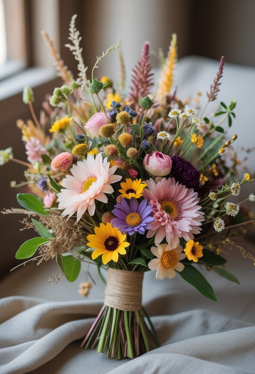 Wildflower Bridal Bouquet