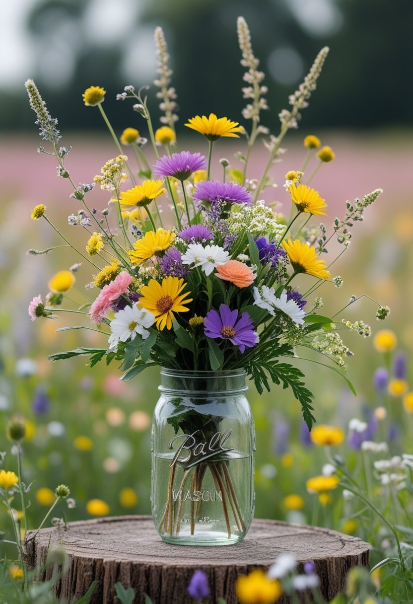 Wildflower Bouquets and Arrangements